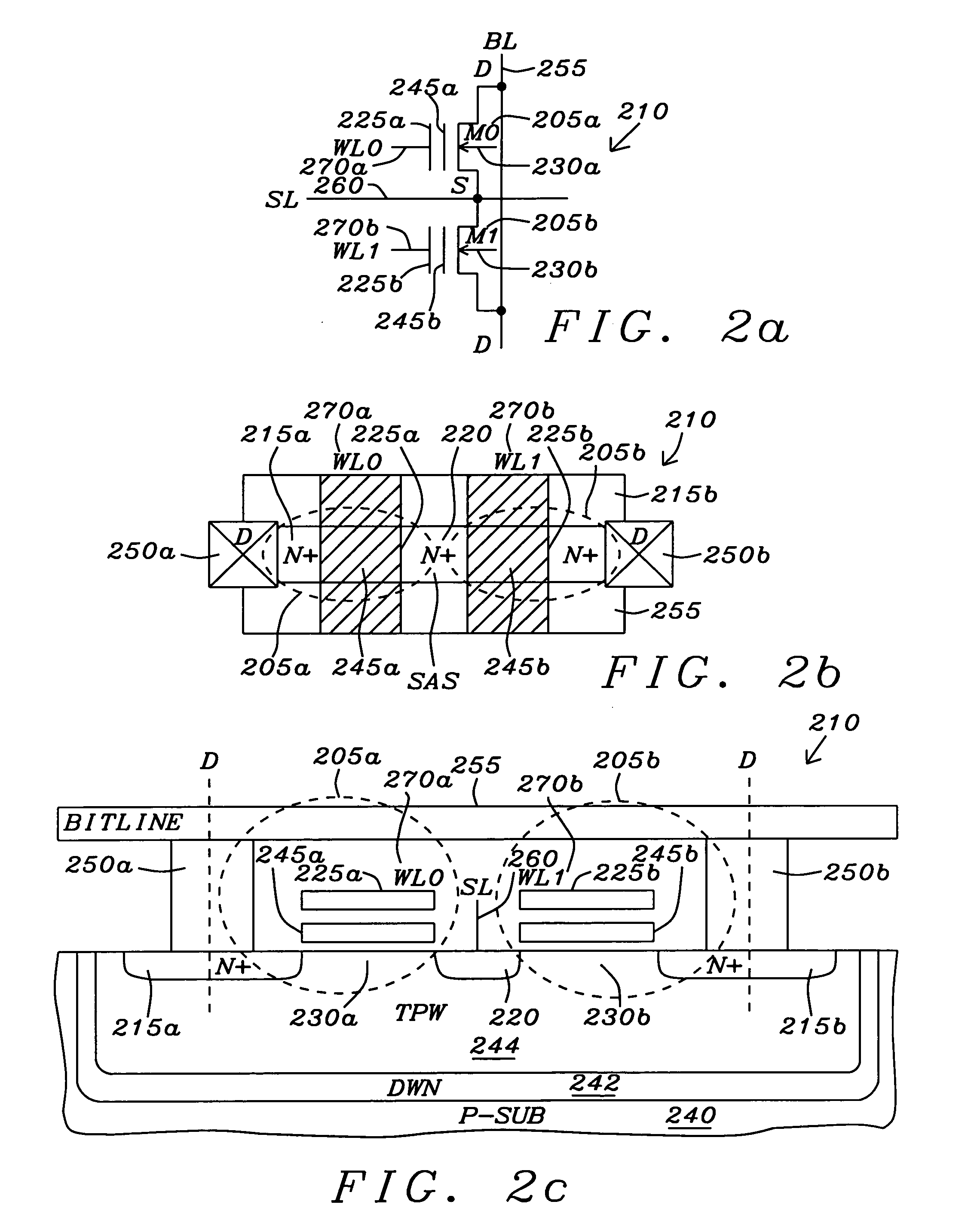 Apparatus and method for inhibiting excess leakage current in unselected nonvolatile memory cells in an array