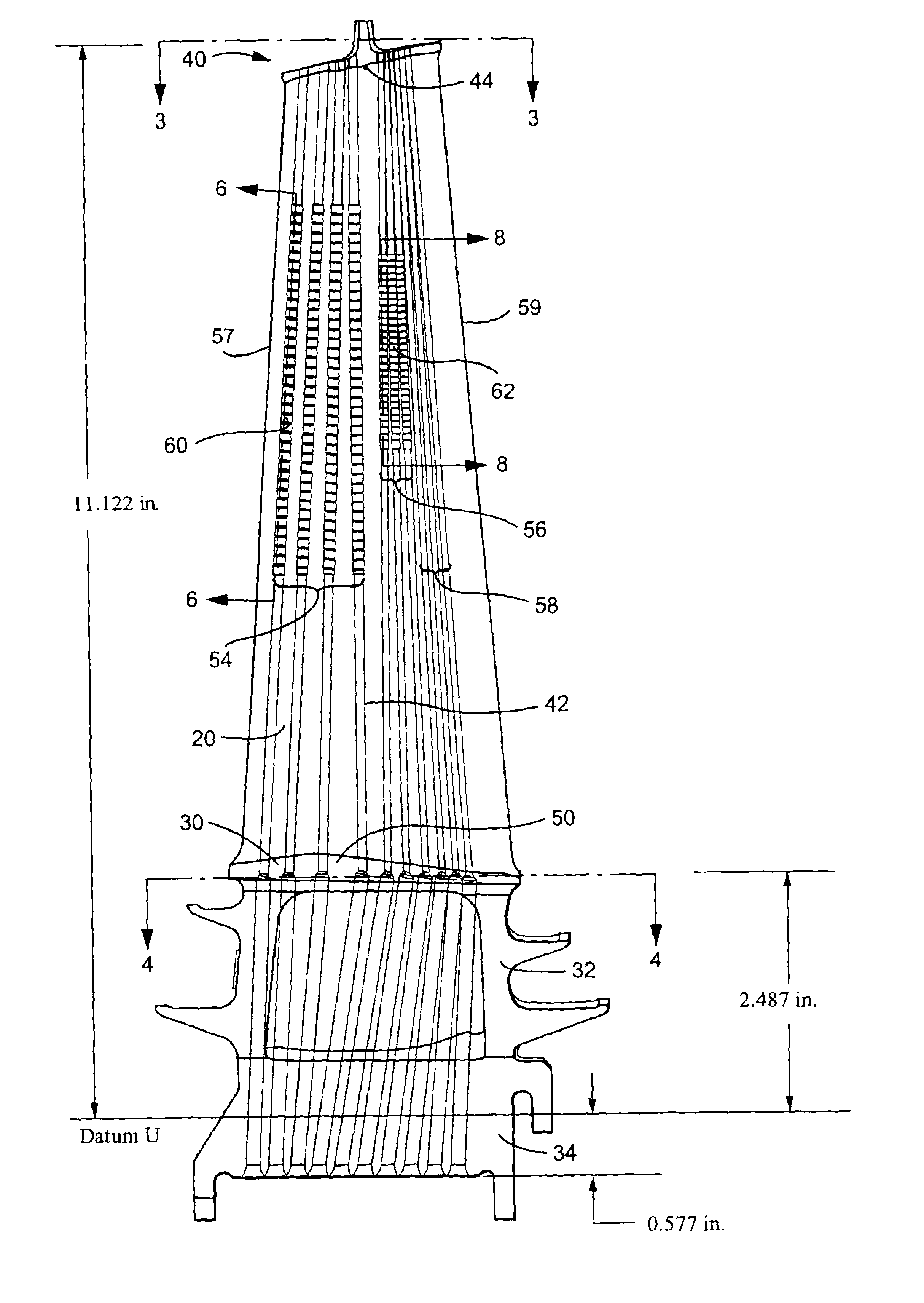 Turbine bucket airfoil cooling hole location, style and configuration