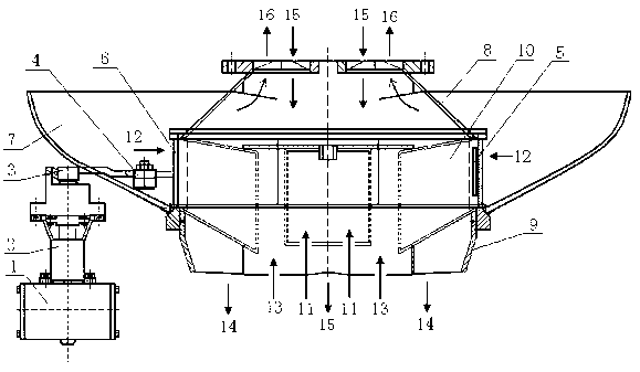 Ultra-low bath ratio yarn dyeing machine water-squeezing device and squeezing method thereof