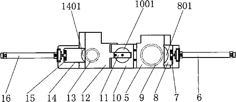 Inner and outer ring combined device of bearing