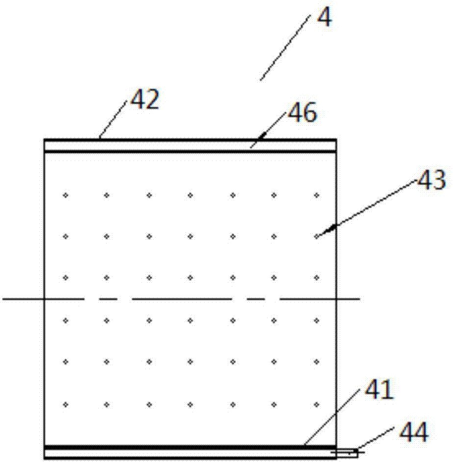 System for replacing ceramic roll on line