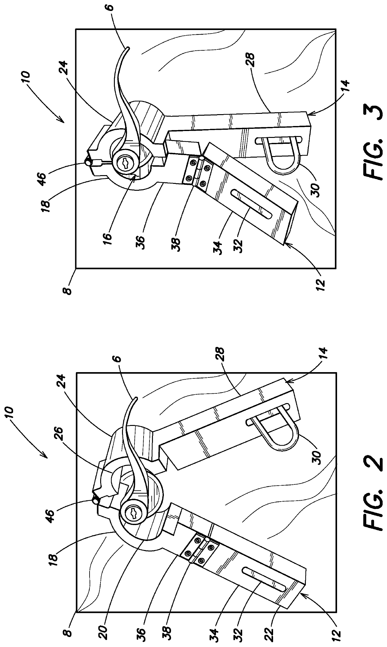 Apparatus for attaching lockbox to door