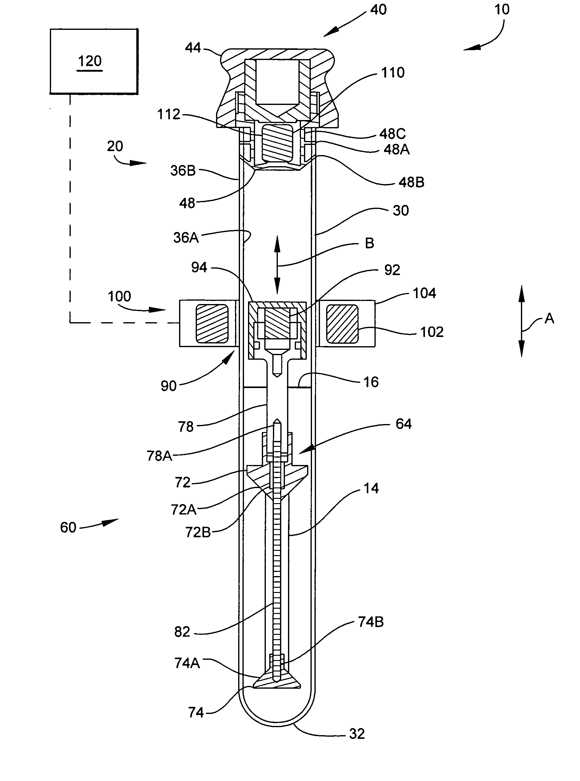 Apparatus and method for agitating a sample during in vitro testing