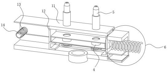 Anti-blocking adjustable thermosetting powder coating spraying device