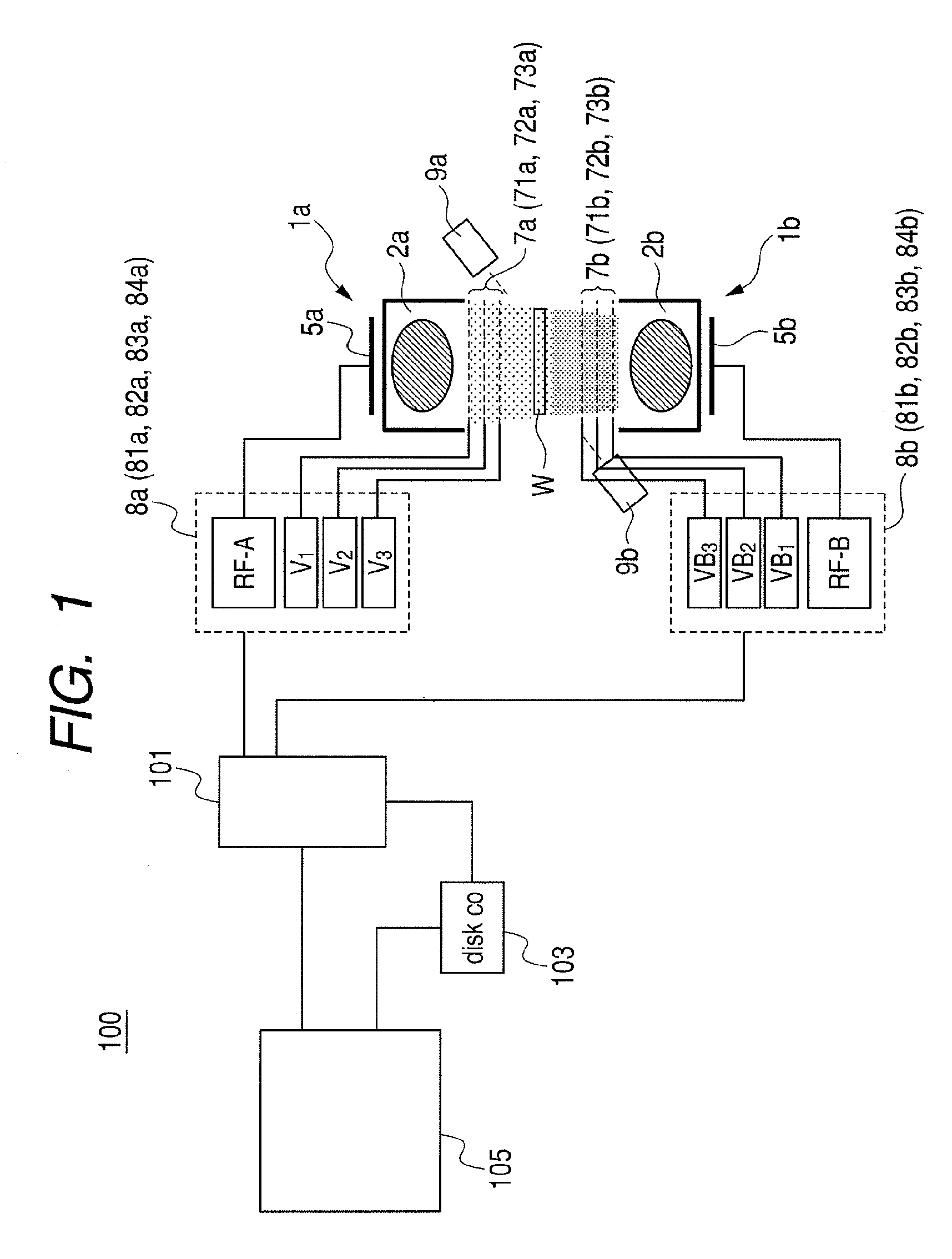 Substrate processing apparatus, and magnetic recording medium manufacturing method