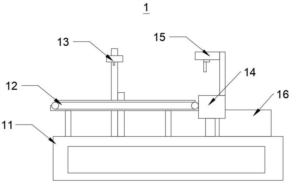 A seed potato automatic cutting machine