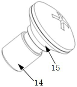 Car door lock mounting bolt