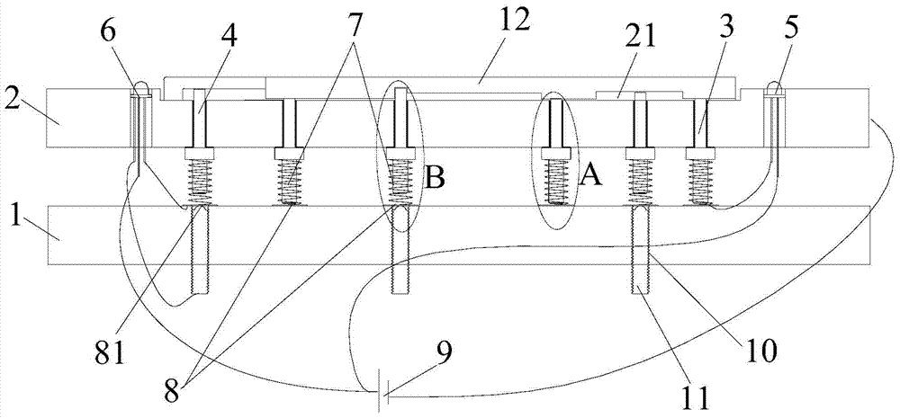 A method and device for quickly screening size defects of metal parts