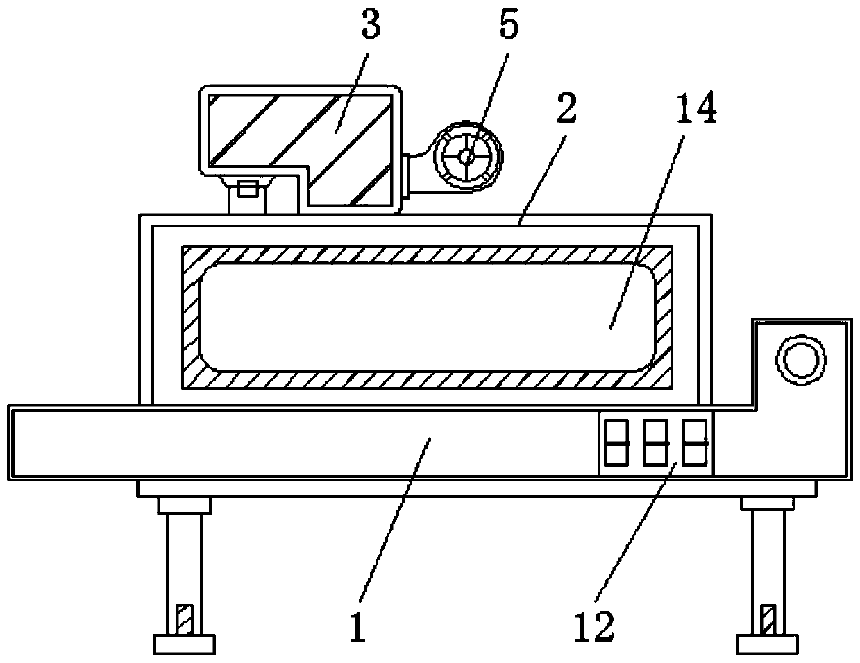 A textile oven with anti-wrinkle function