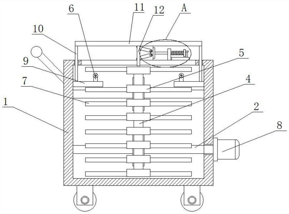 Pin shaft transferring and transporting device