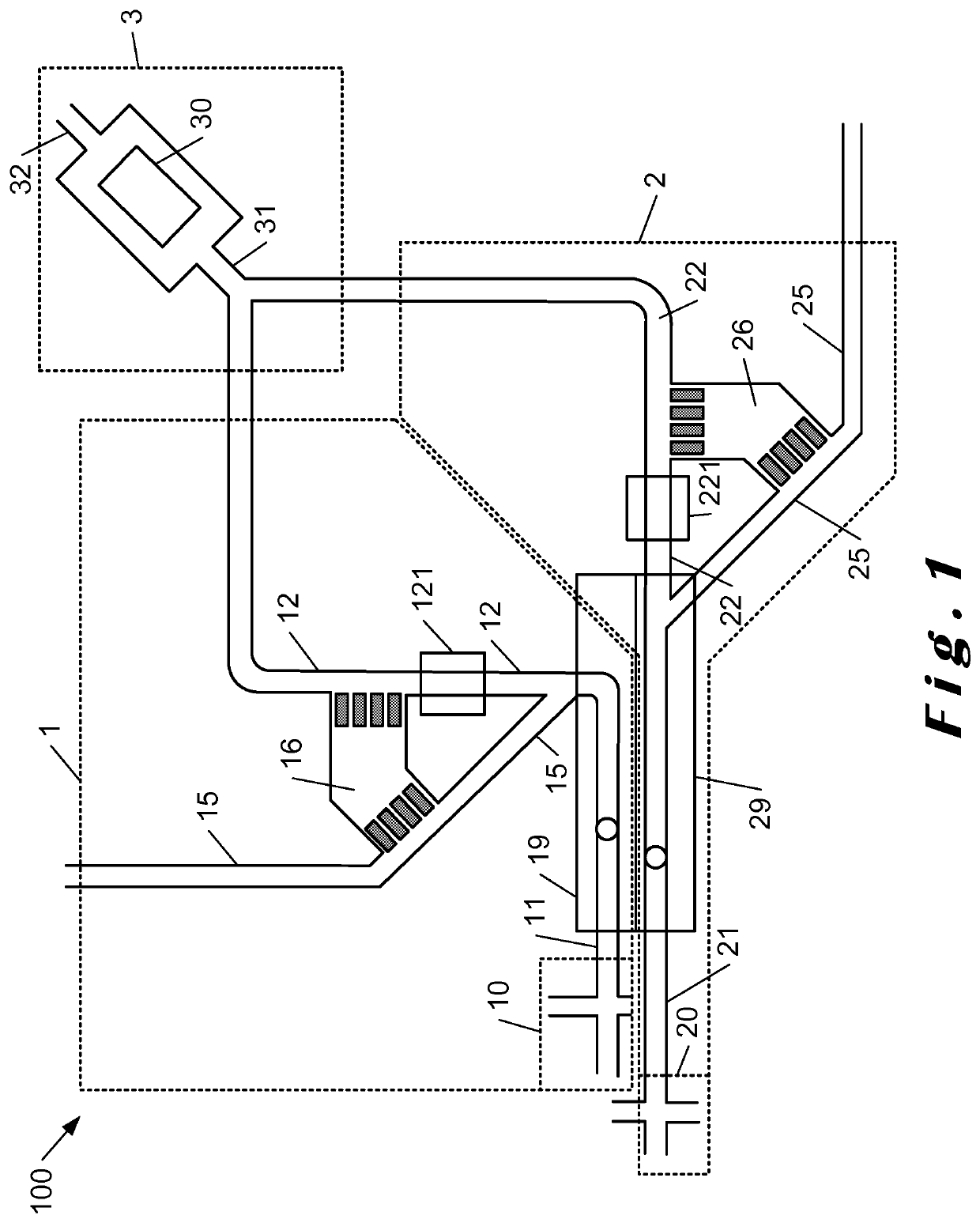 Microfluidic module for co-encapsulation in droplets