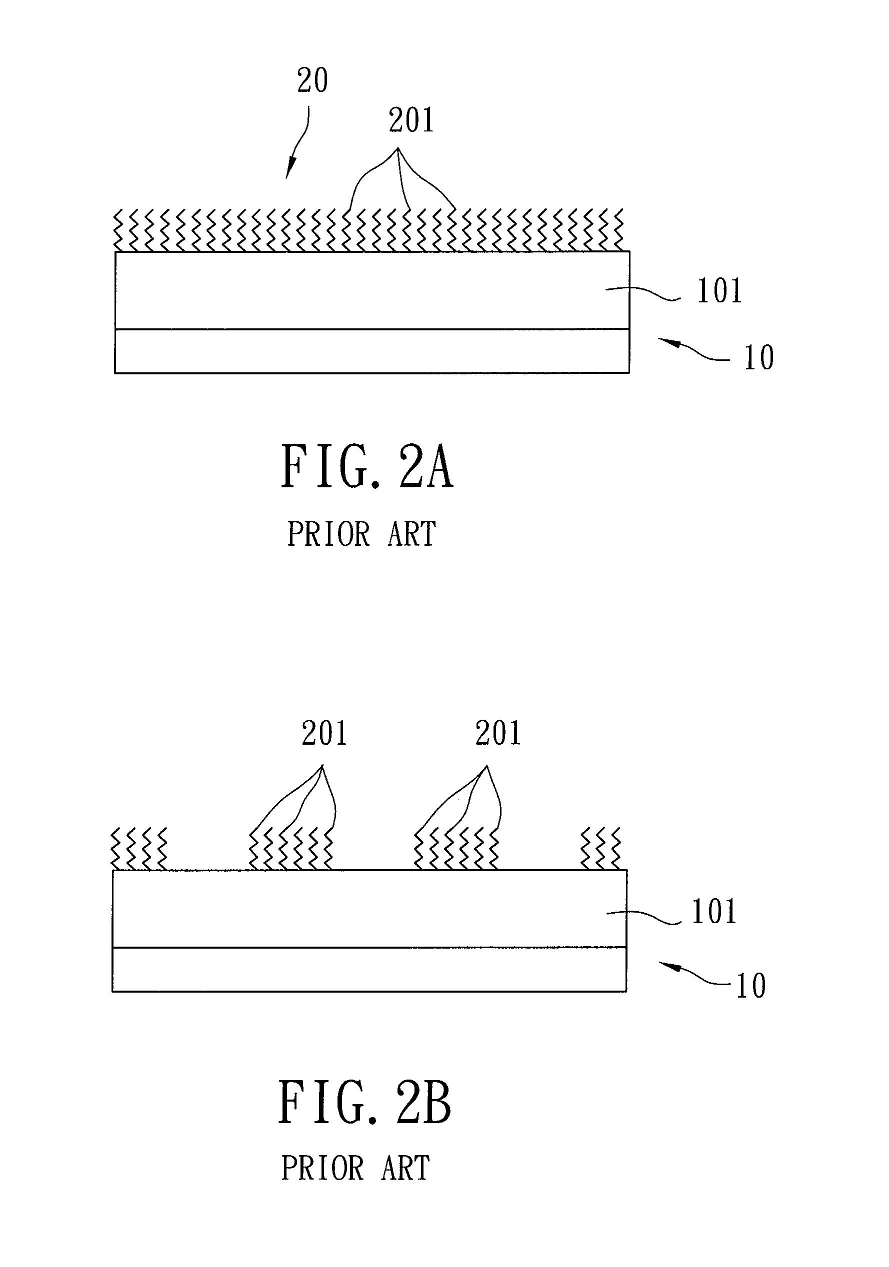 Method for making a desired pattern of a metallic nanostructure of a metal