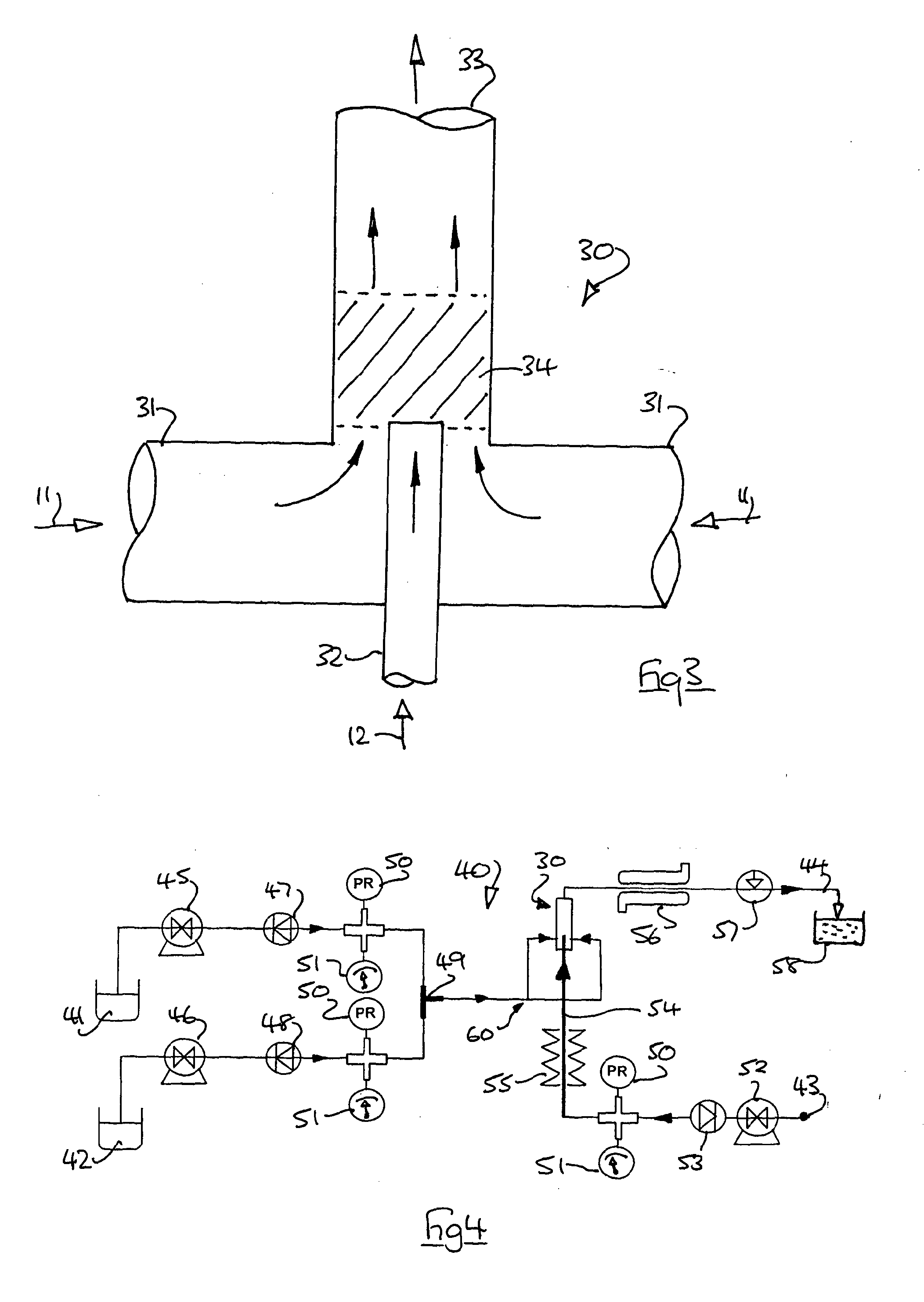 Co-current mixer, apparatus, reactor and method for precipitating nanoparticles