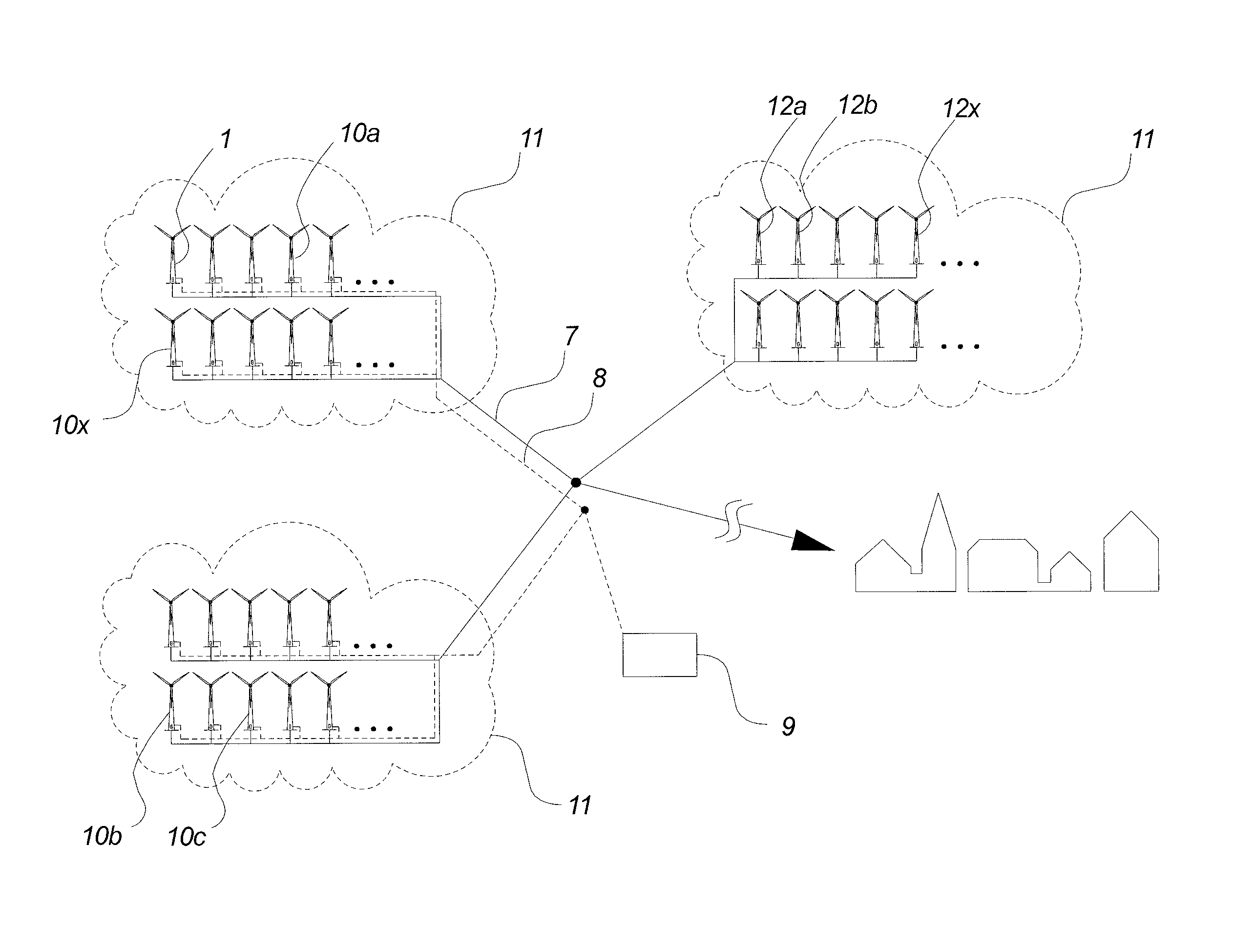 Method For Controlling A Cluster Of Wind Turbines Connected To A Utility Grid, Method For Planning The Strategy Of A Utility Grid Including A Wind Turbine Cluster Connected To The Grid And Wind Turbine Cluster