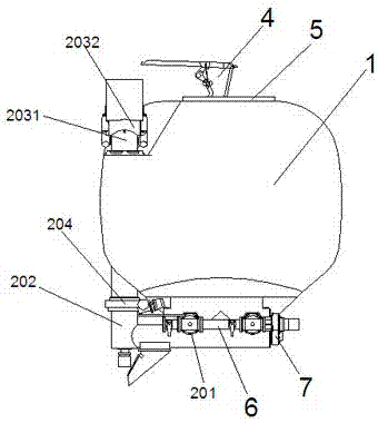 A double horizontal auger conveying tank for transporting bulk feed or grain