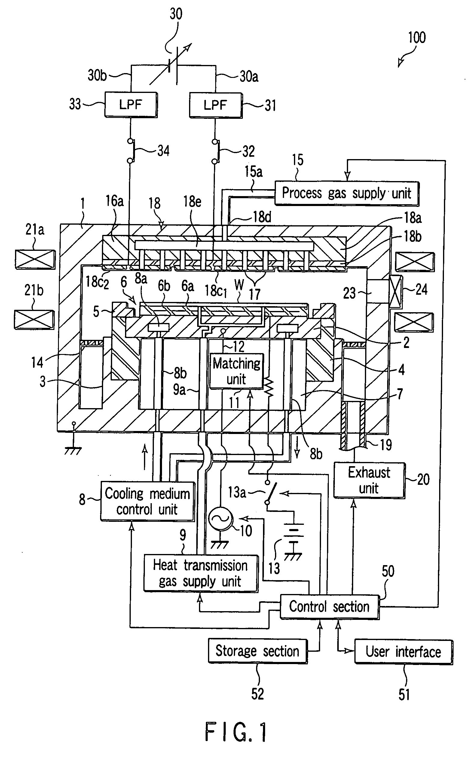 Capacitive coupling plasma processing apparatus