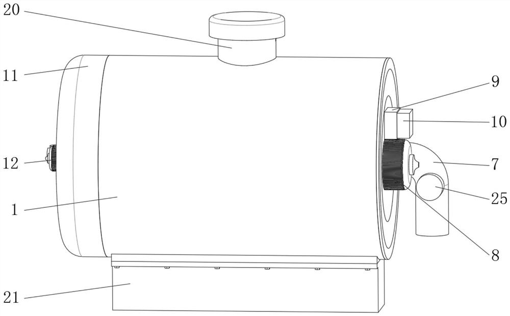 Self-cleaning new energy automobile air filter