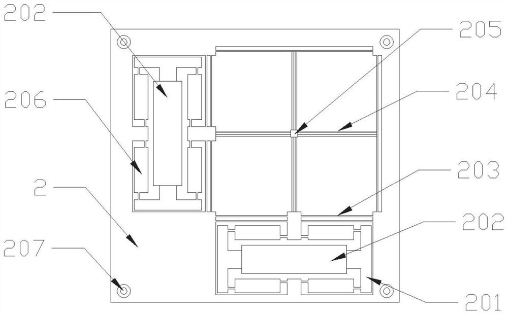 A three-degree-of-freedom micro-nano positioning platform with a planar structure and a method of using the same