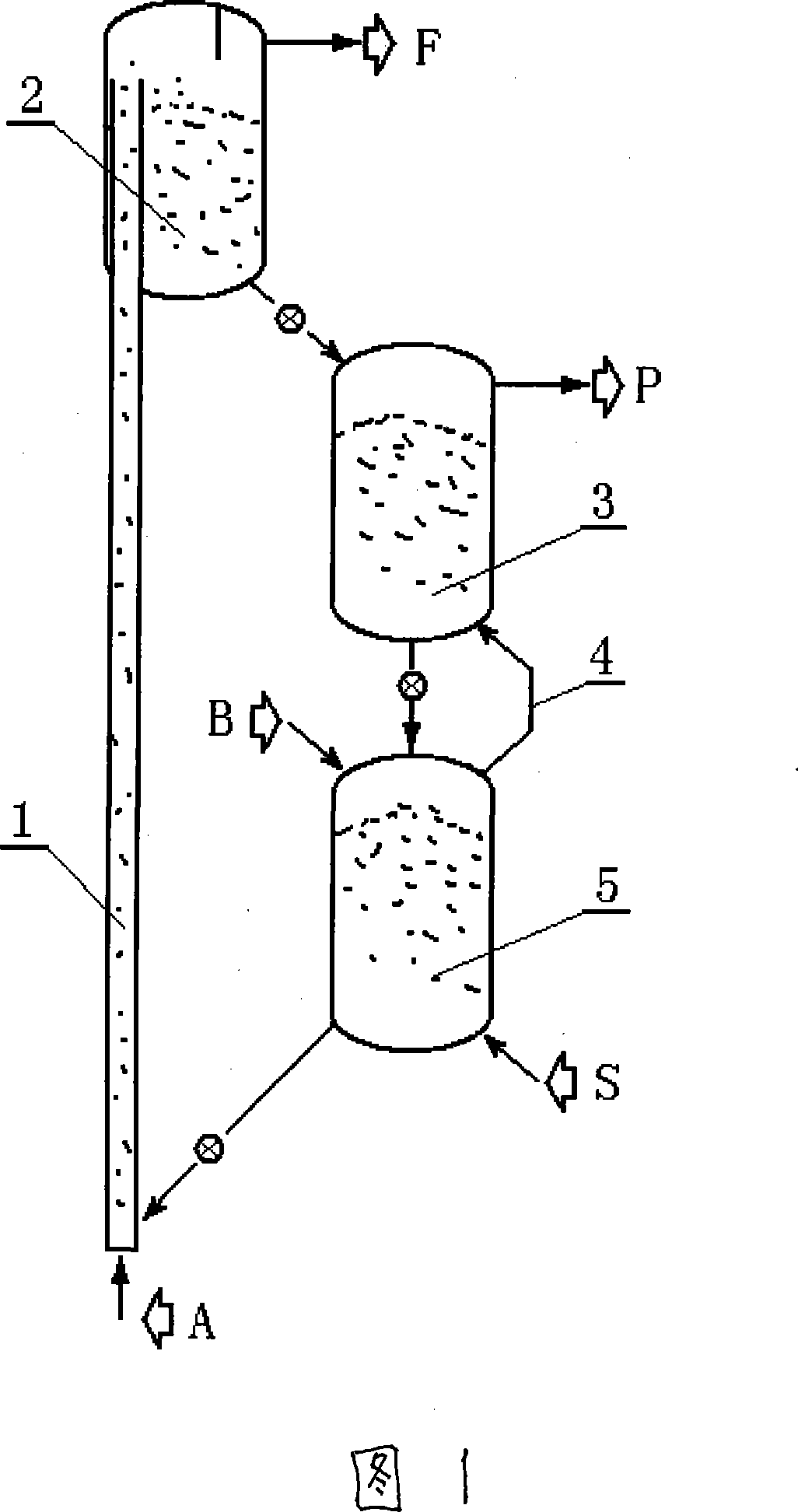 Method for preparing hydrogen-riched gas by solid fuel catalytic gasification