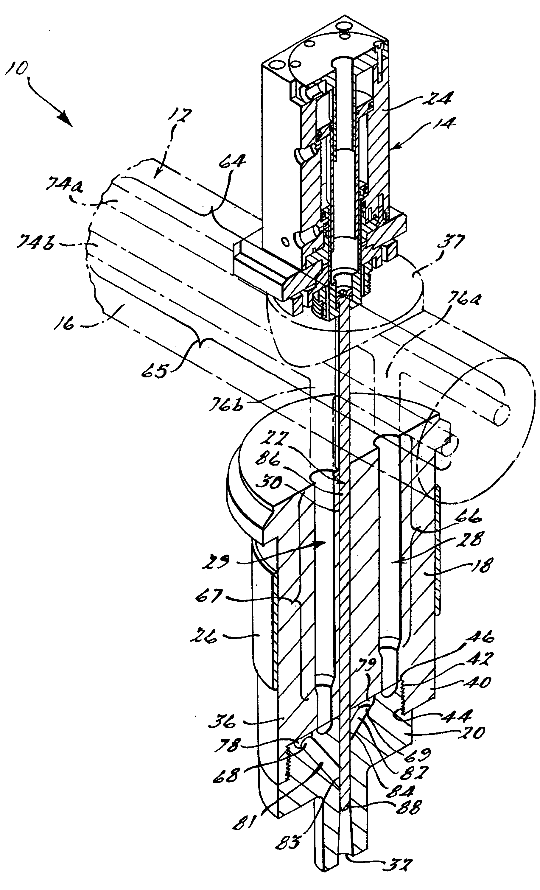 Injection molding system for injection molding a plurality of materials