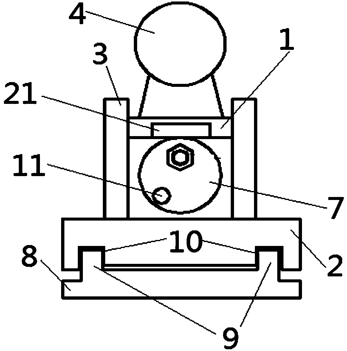 A device for deburring inner holes of shaft sleeve parts
