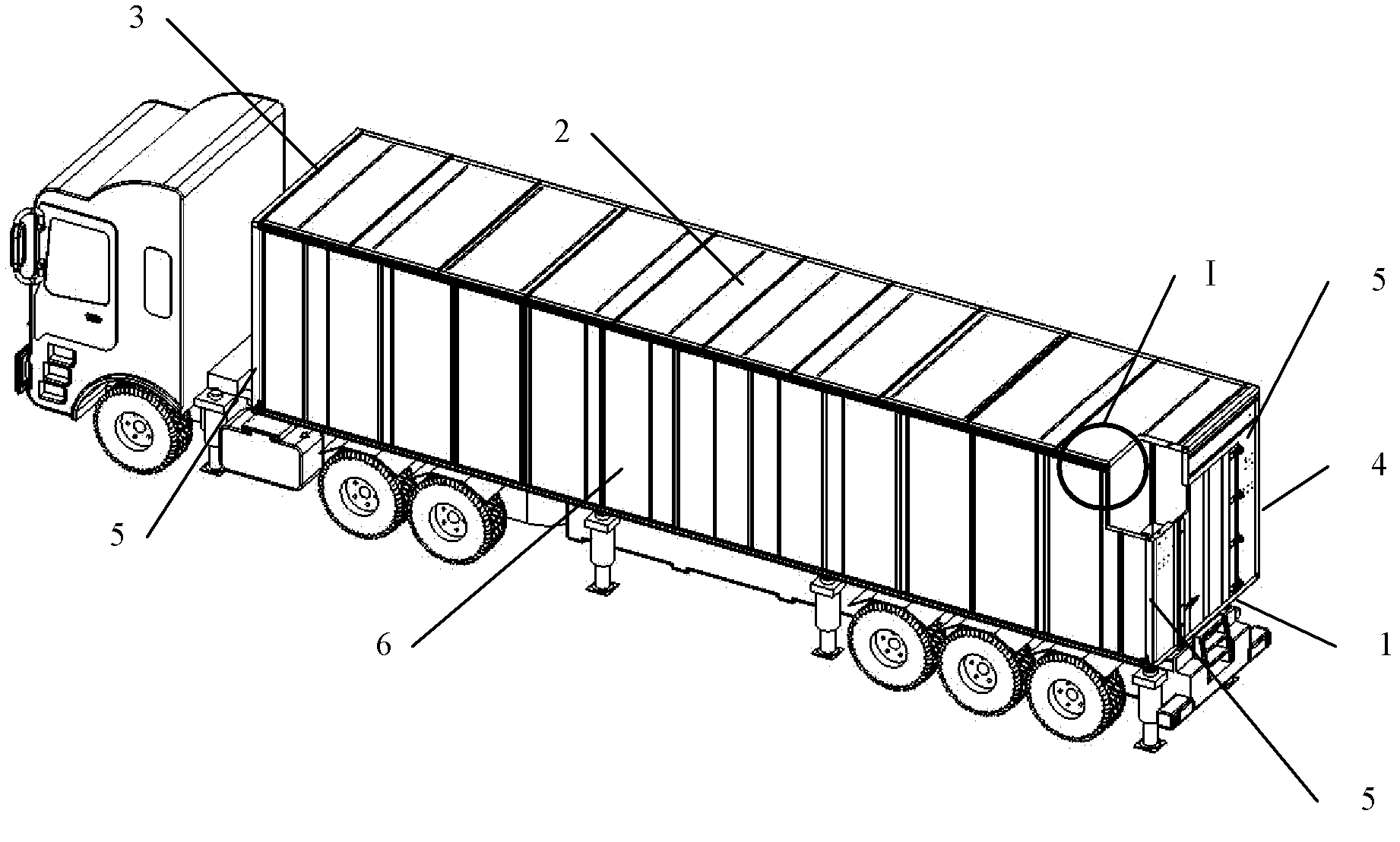 Vehicle-carried volume-expandable sealable and separable movable house