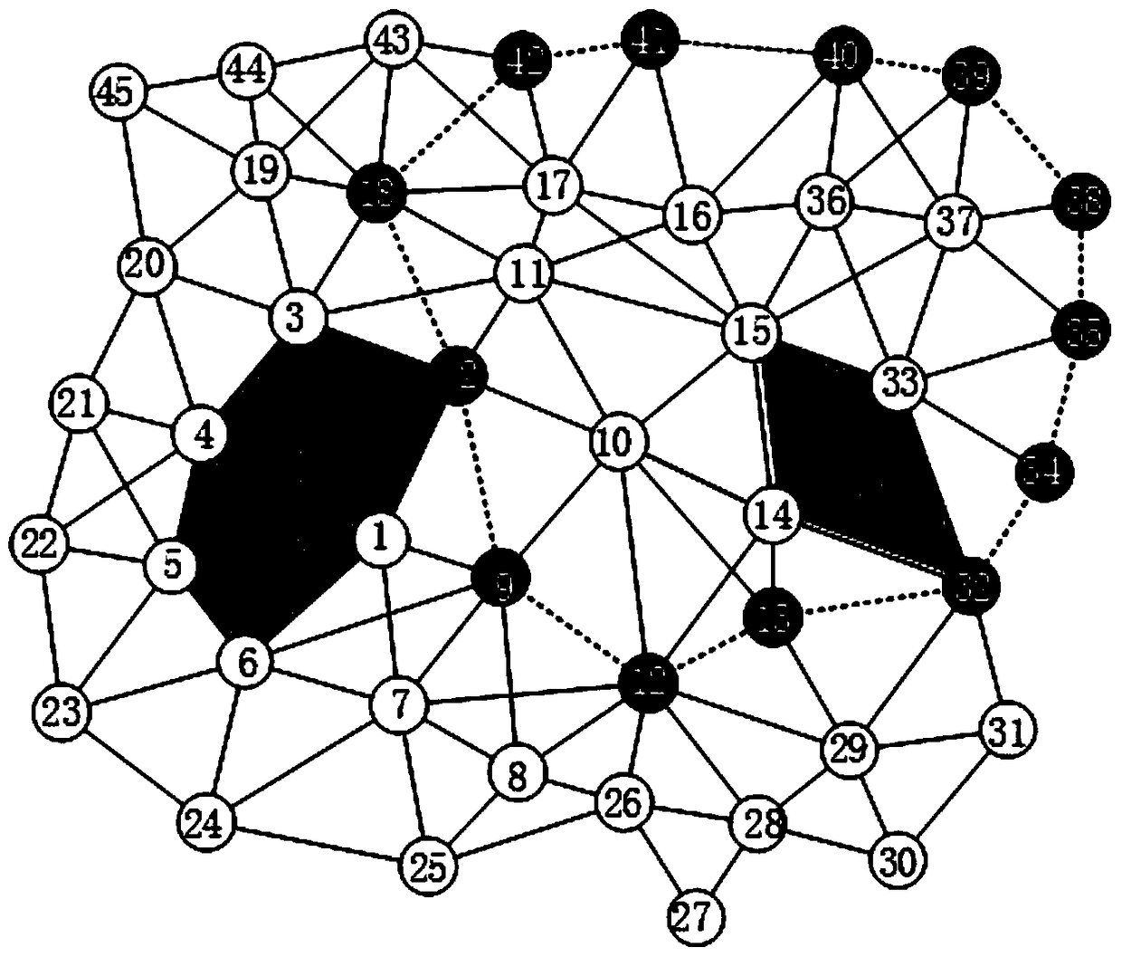 An edge node identification method for wireless sensor networks that does not rely on location information