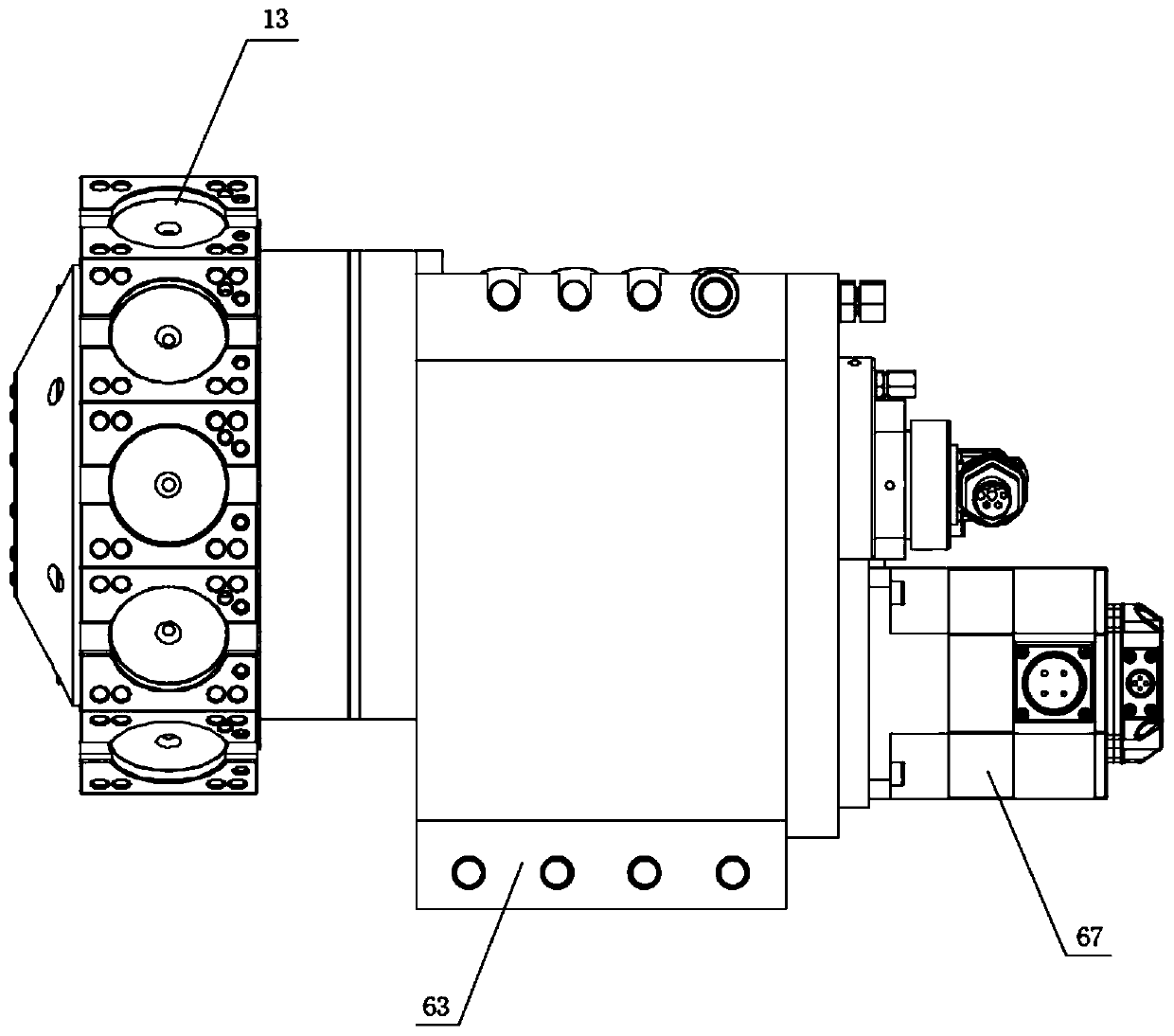 Servo power cutter tower