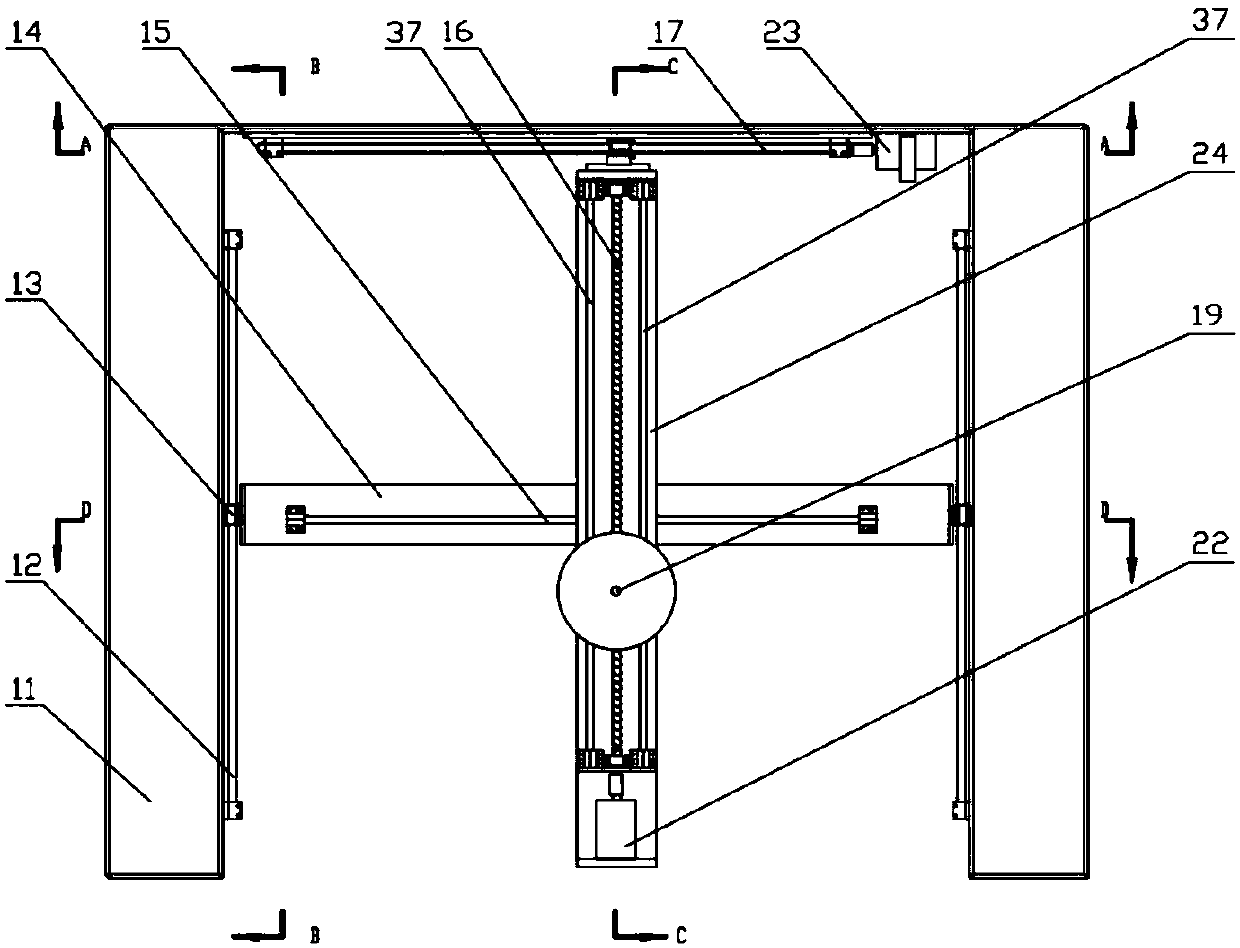 Multi-spindle glass magnesium flat plate edge cutter and edge cutting method
