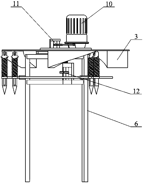 Fish Pond Automatic Icebreaker with Incomplete Gear Intermittent Transmission