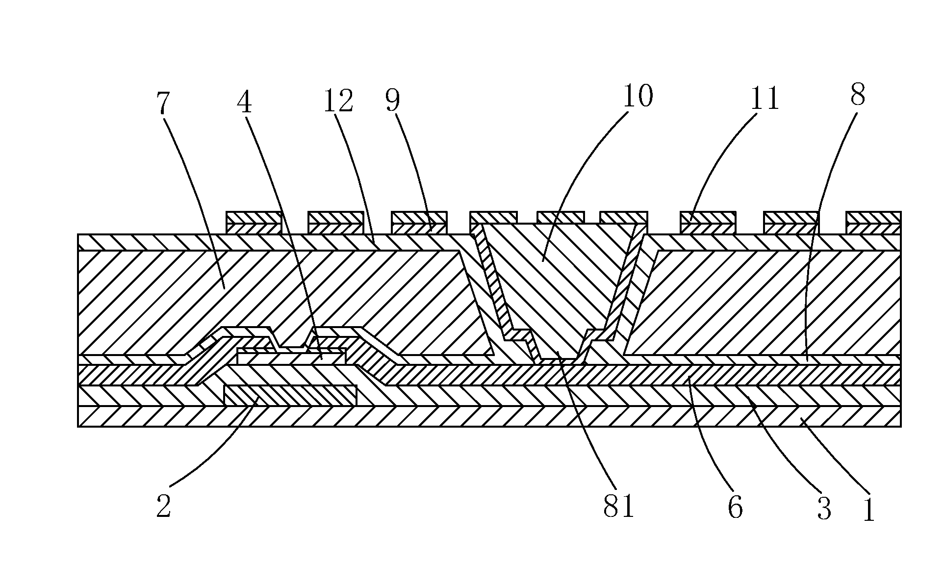 Manufacture method of TFT array substrate and TFT array substrate sturcture