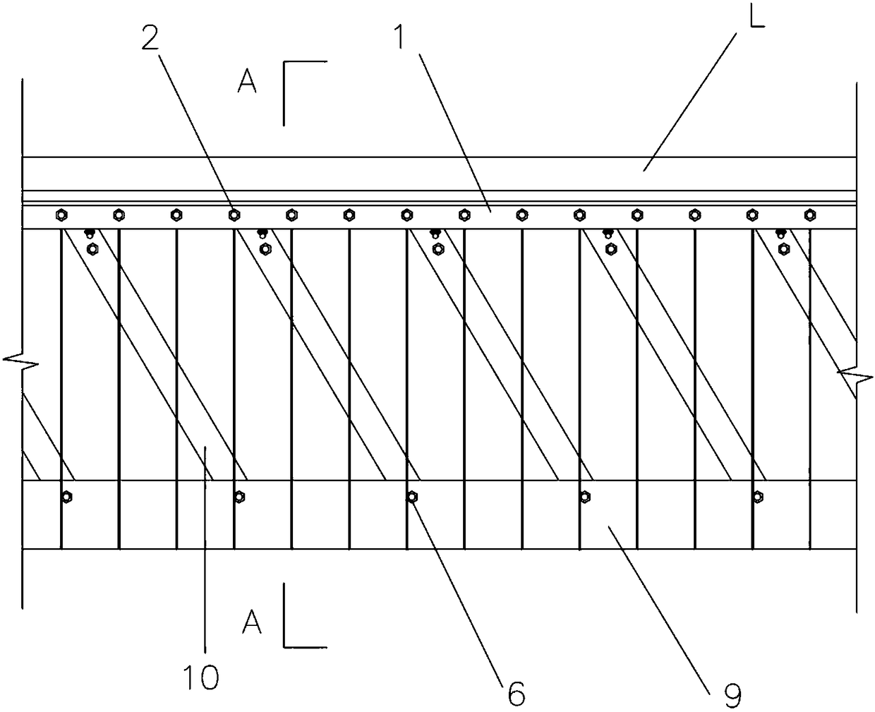 A kind of prestressed steel wire rope shear reinforcement concrete box girder and reinforcement method thereof