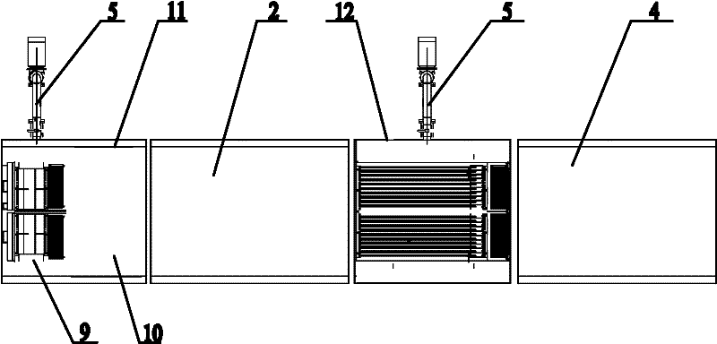 Gas-shield water-based quenching device