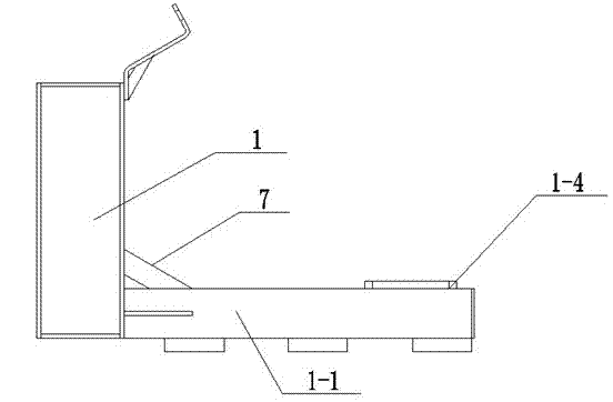 Fixing device for main unit of low-speed submersible water impeller