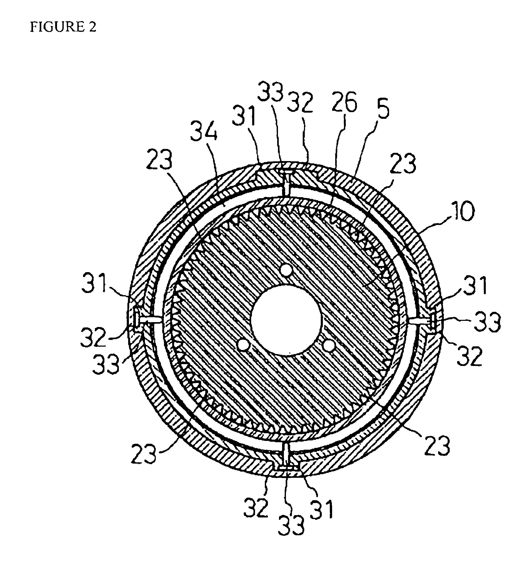 Electric power tool with improved speed change gearing