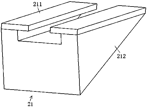 An injection mold for forming holes by means of an auxiliary device