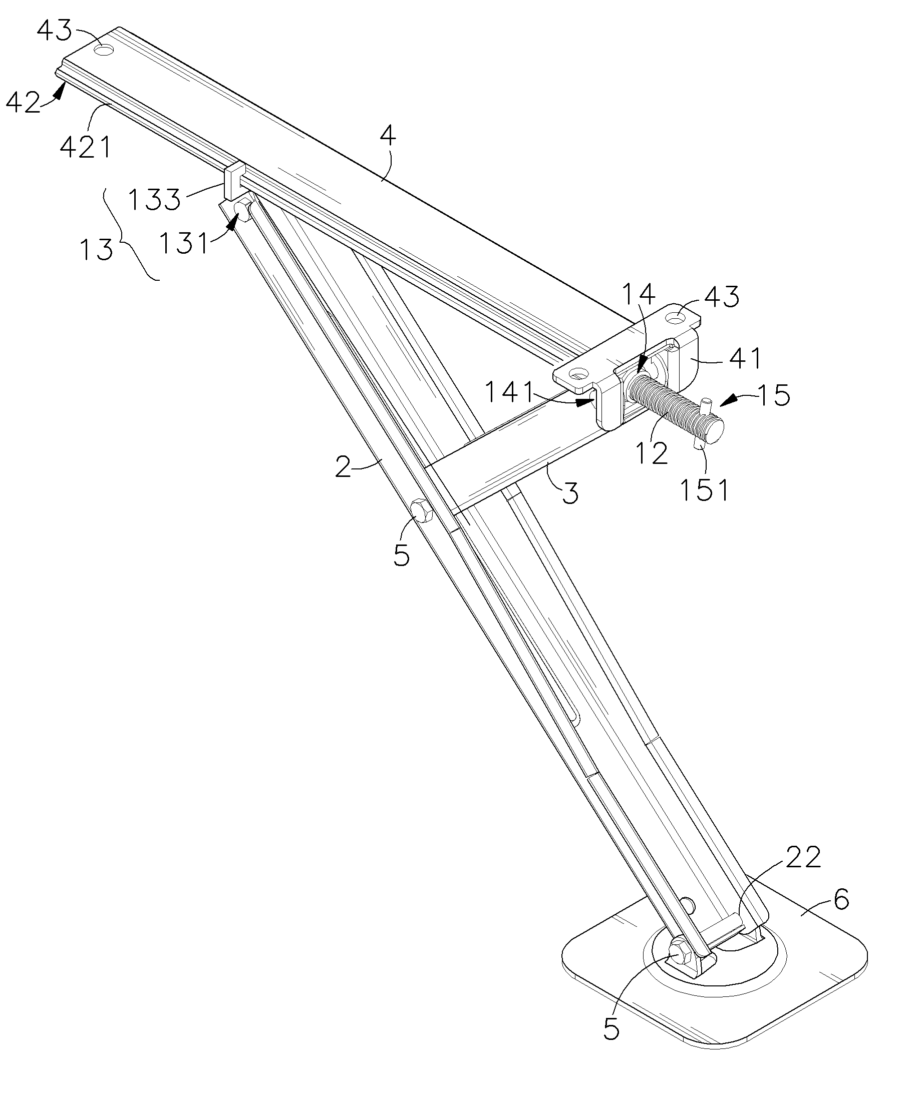 Quick rising supporting device