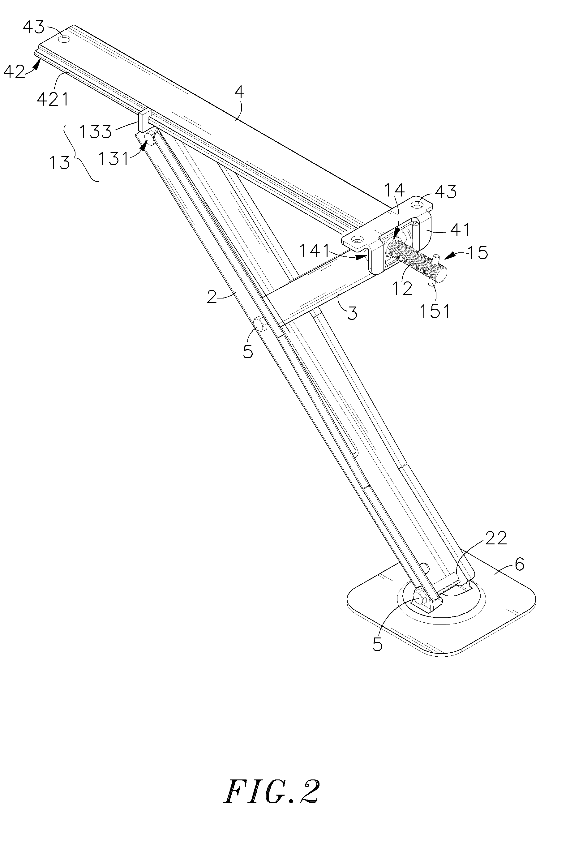 Quick rising supporting device