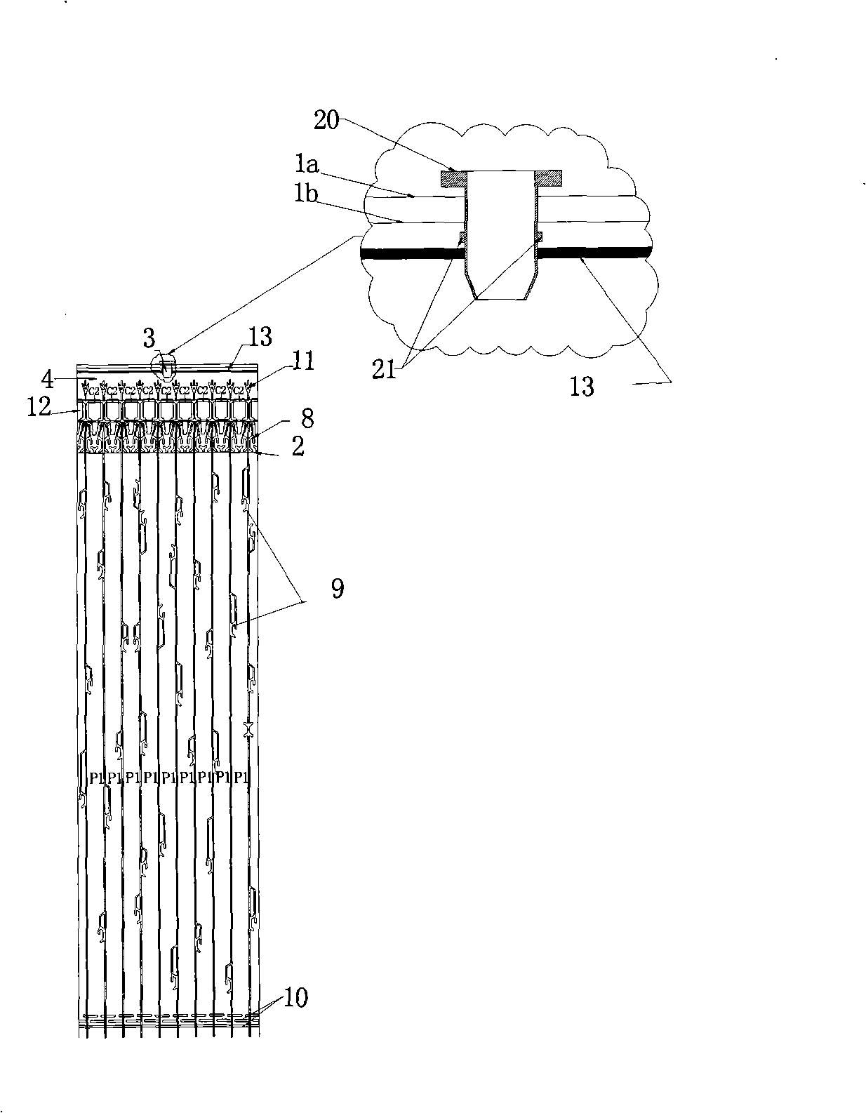 Reusable multifunctional three-dimension sealing and packing material and method for preparing same