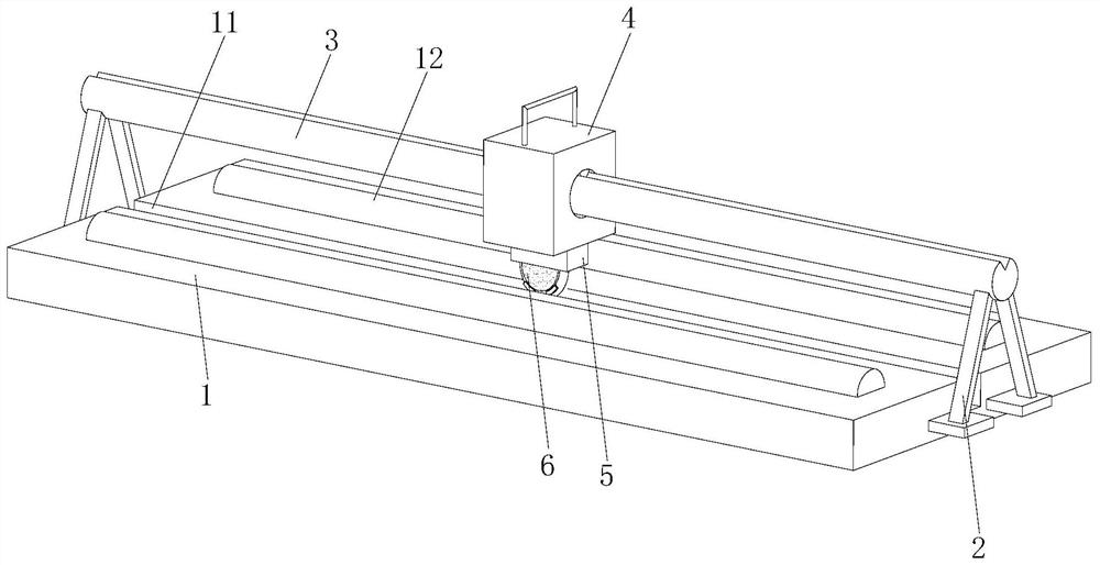 Textile fabric cutting device