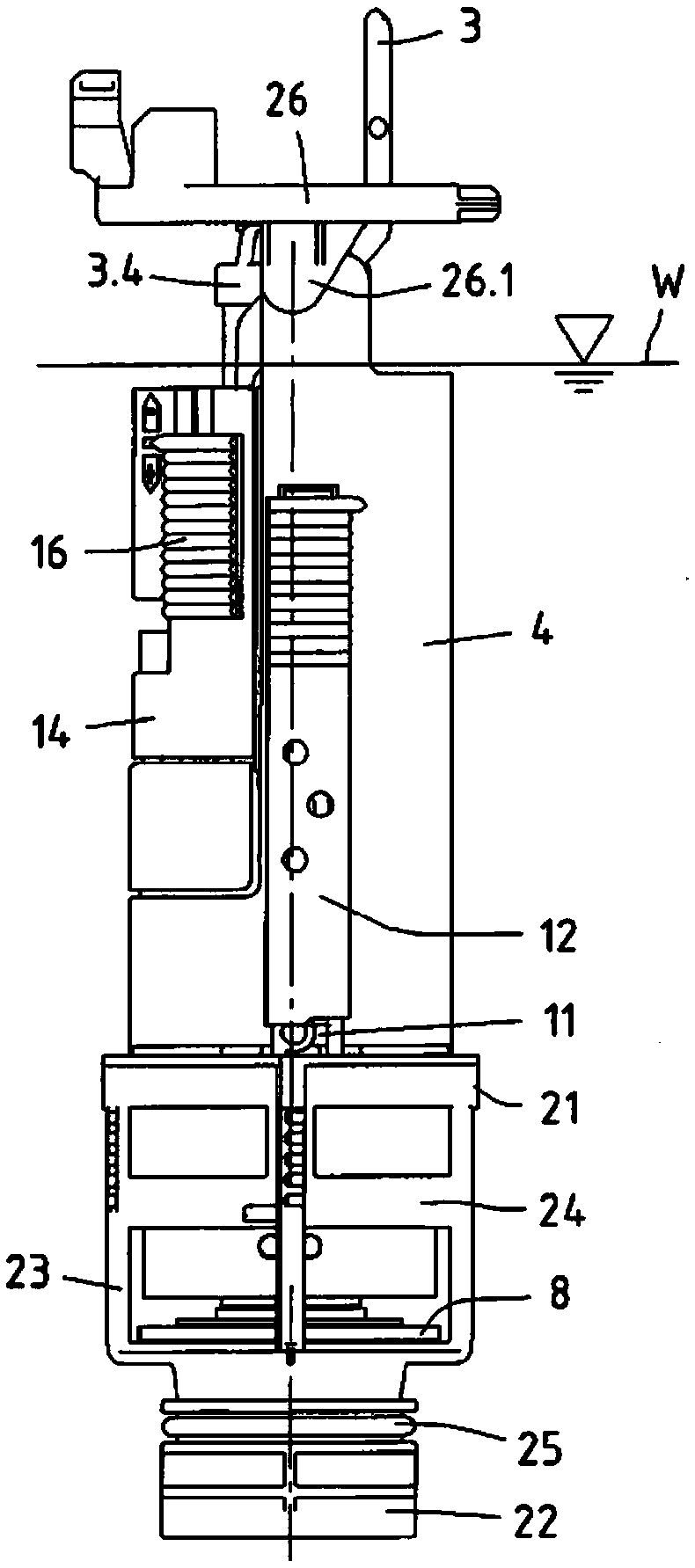 Outlet valve for a flush tank and flush tank having an outlet valve