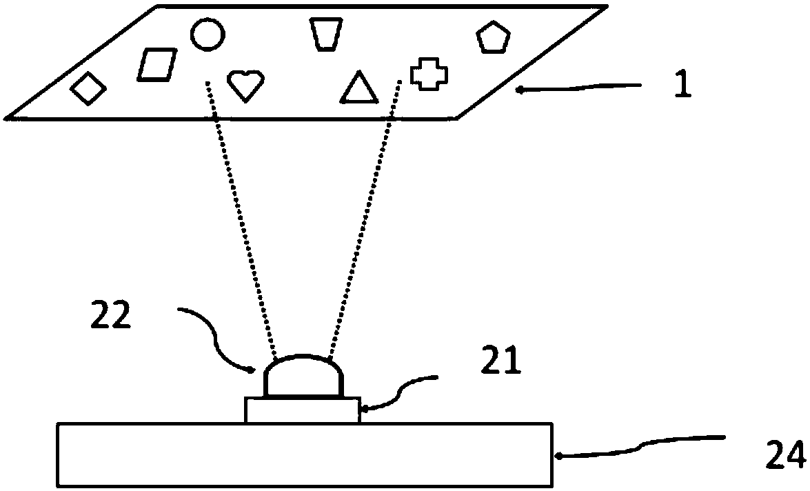 Indoor positioning system and method based on icon imaging