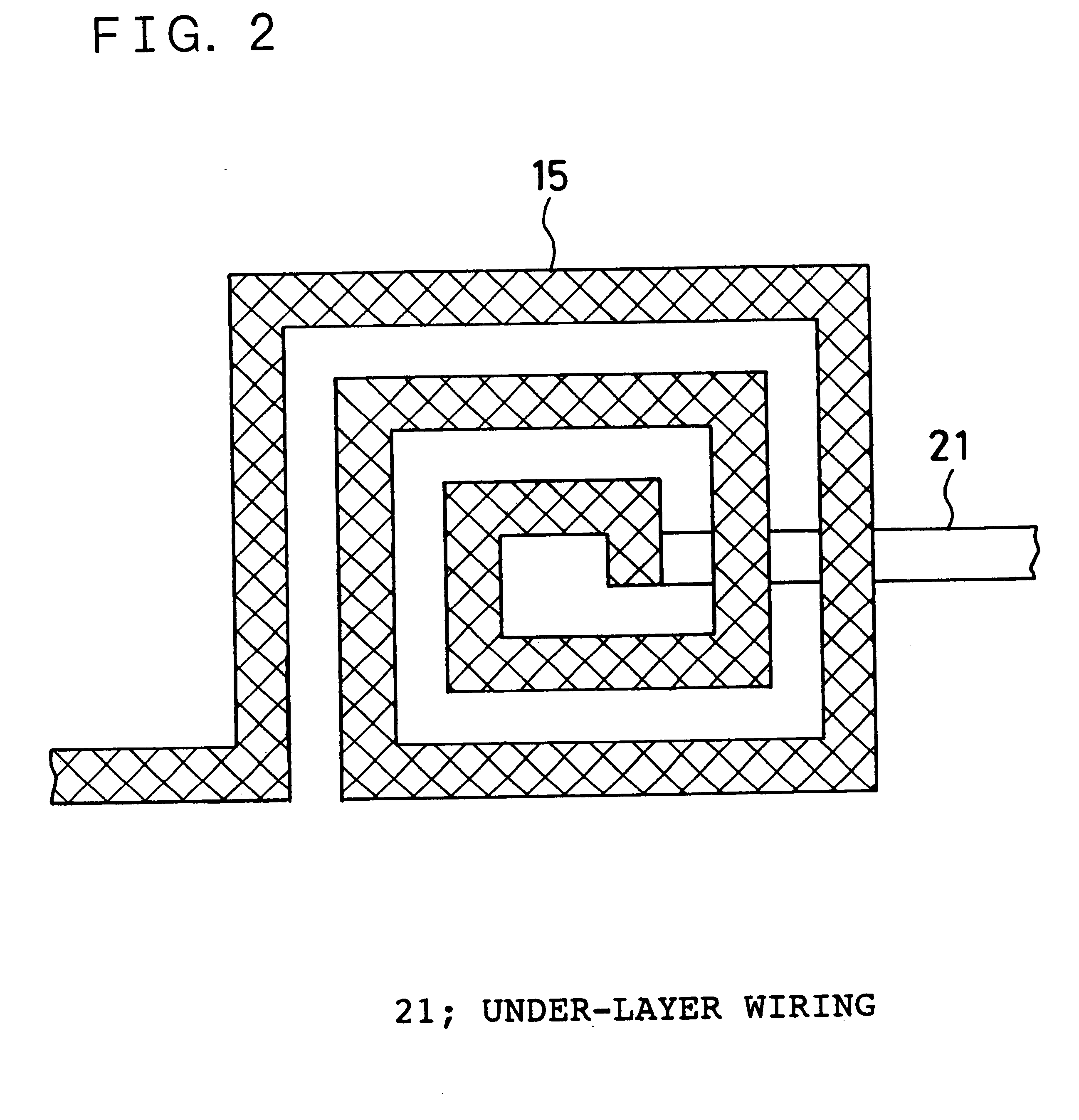 Semiconductor device having micro-wires designed for reduced capacitive coupling
