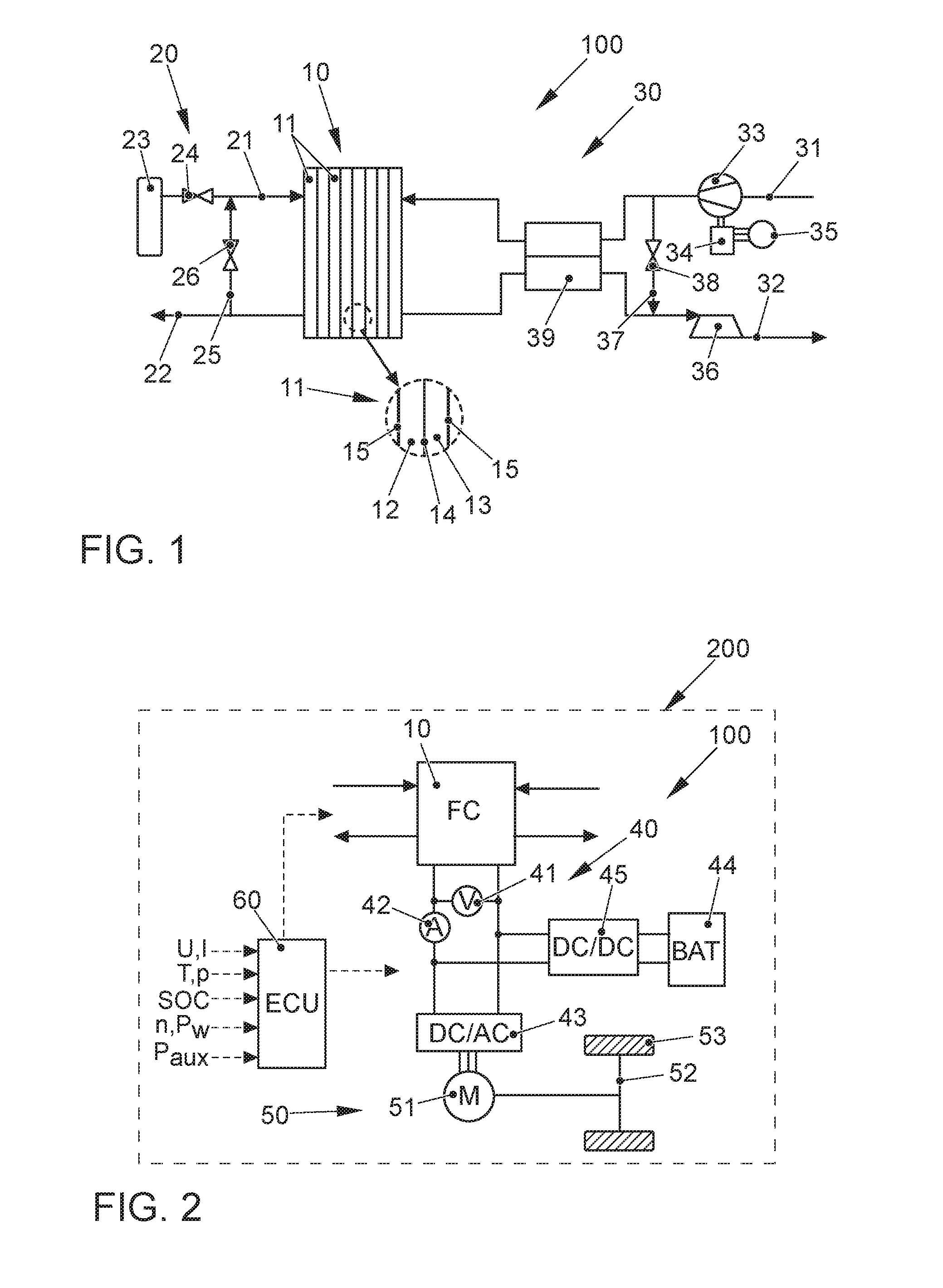 Method for controlling an operating point change of a fuel cell stack and a fuel cell system