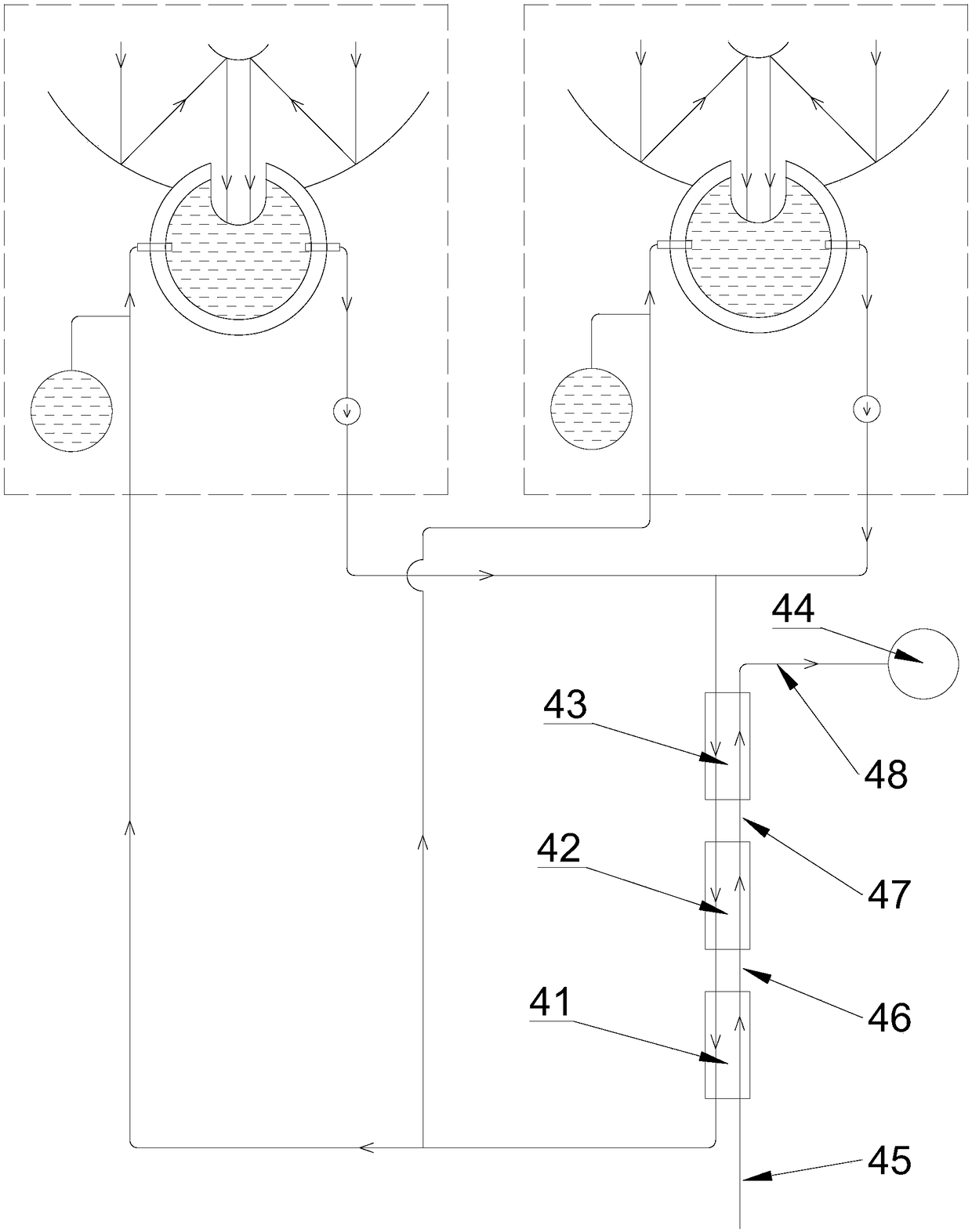 Distributed solar heat storage device