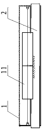 Lifting device of trackless rubber-tyred transport cart