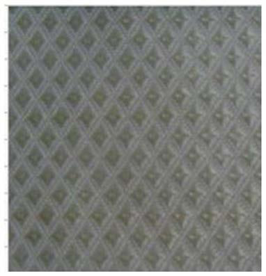 Binchotan fiber fabric, preparation method and application