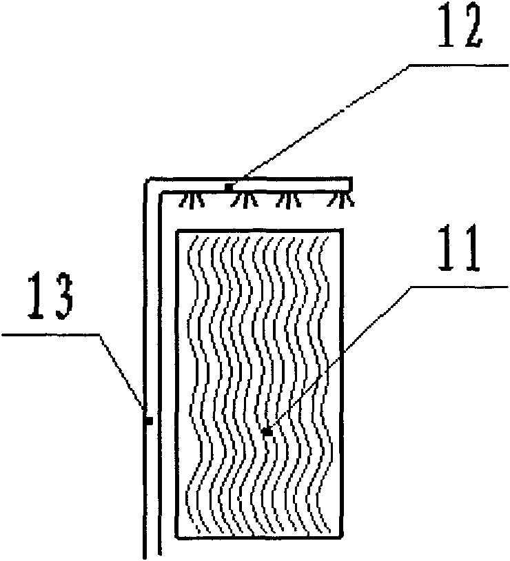 Humidification and condensation integrating device and sea water desalinization method thereof