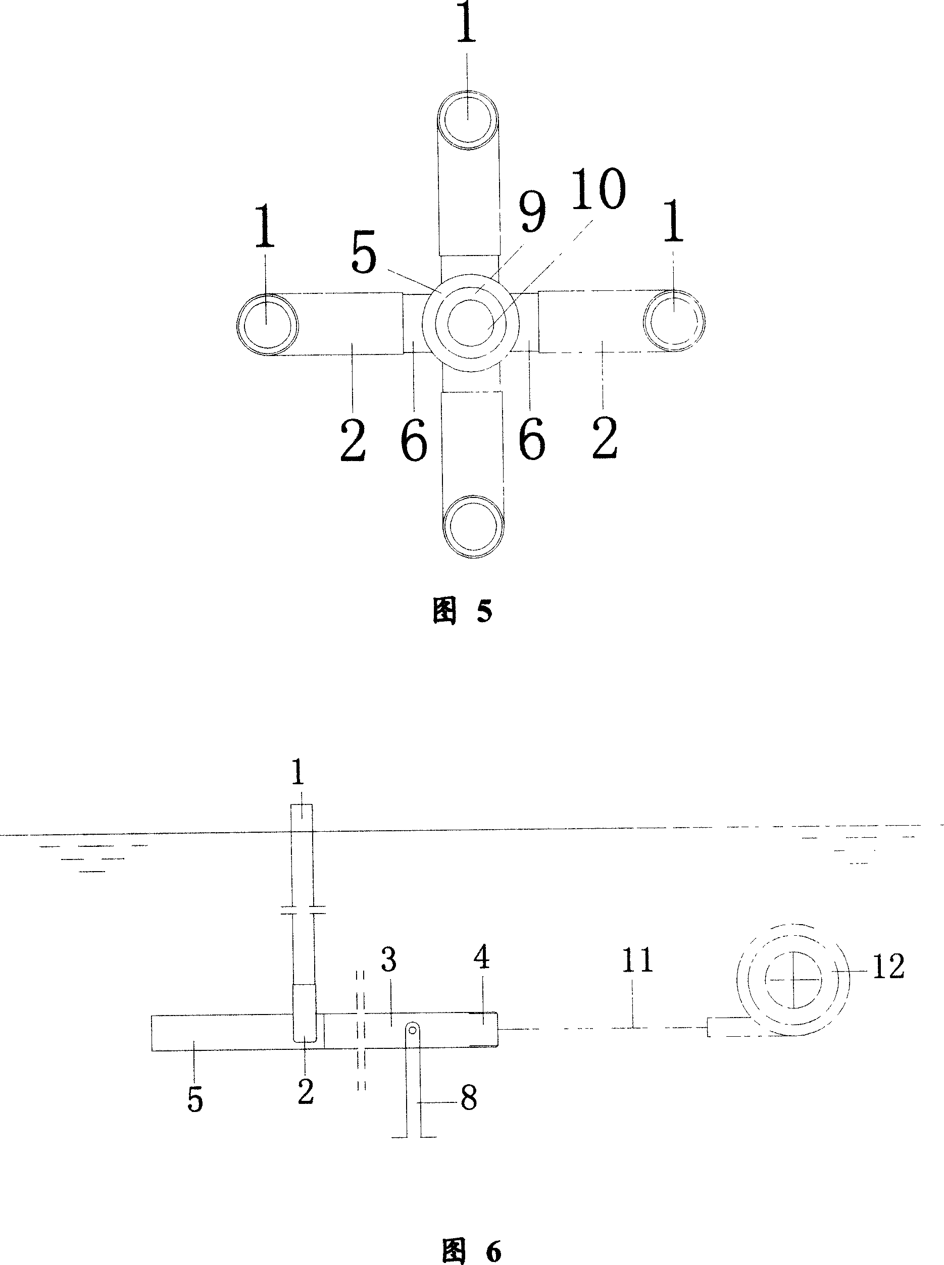 Aeration device for polluted water purification processing and water scene, and its production method and usage method