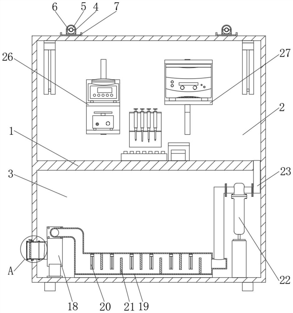 Nucleic acid purification system with anti-pollution effect